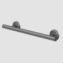 Gunmetal Grey Bathroom Grab Rail 450 x 77mm - Arissa image 1