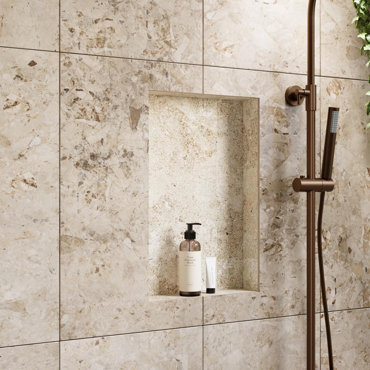 Tileable shower niche-External 406*608*100, Internal 306*508*88 image 1