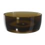 Amber Round Transparent Resin Countertop Basin 400mm - Aurea image 1