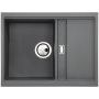 Abode Synchronist 1.25 Bowl Inset / Undermount Grey Granite Kitchen Sink image 1