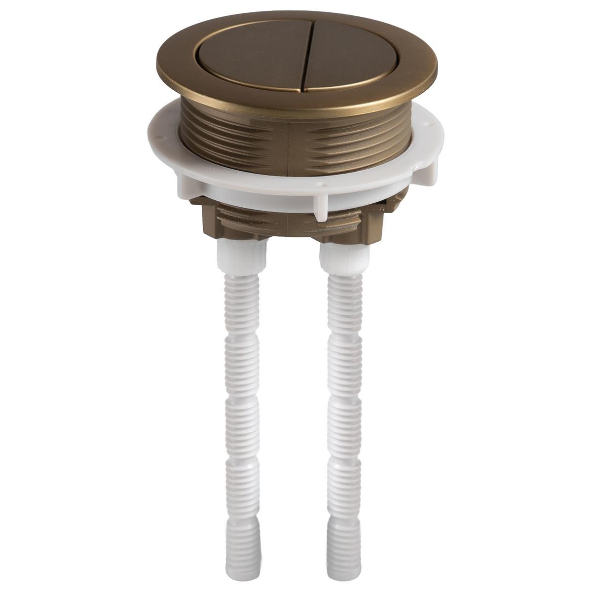 Brushed Brass 48mm Cistern Flush Button -  Suitable for Albi Ashford Newport Palma Ripley & Tanya image 1