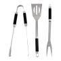 Boss Grill 3 Piece BBQ Tool Set - Includes Tongs Spatula & Fork image 1