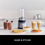 Ninja Personal Blender 1000W with Auto-iQ & 700ml Cup – Smoothie Maker Silver/Grey image 1