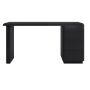 Black Modern Office Desk with Drawers - Banks  image 1