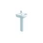 550mm Full Pedestal Basin with 1 Tap Hole - Addison image 1