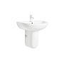 Modern Semi Pedestal Basin 550mm - Addison image 1