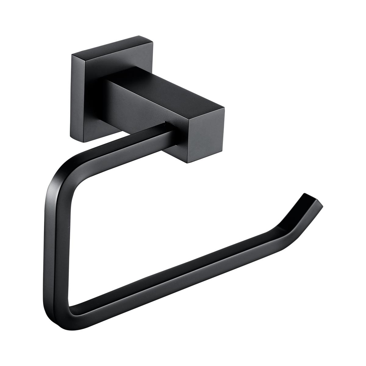 GRADE A1 - Arissa Matt Black Toilet Roll Holder