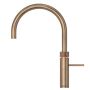 Quooker Fusion Tap Round Patinated Brass + Pro3 3L Boiling Water Tank image 1