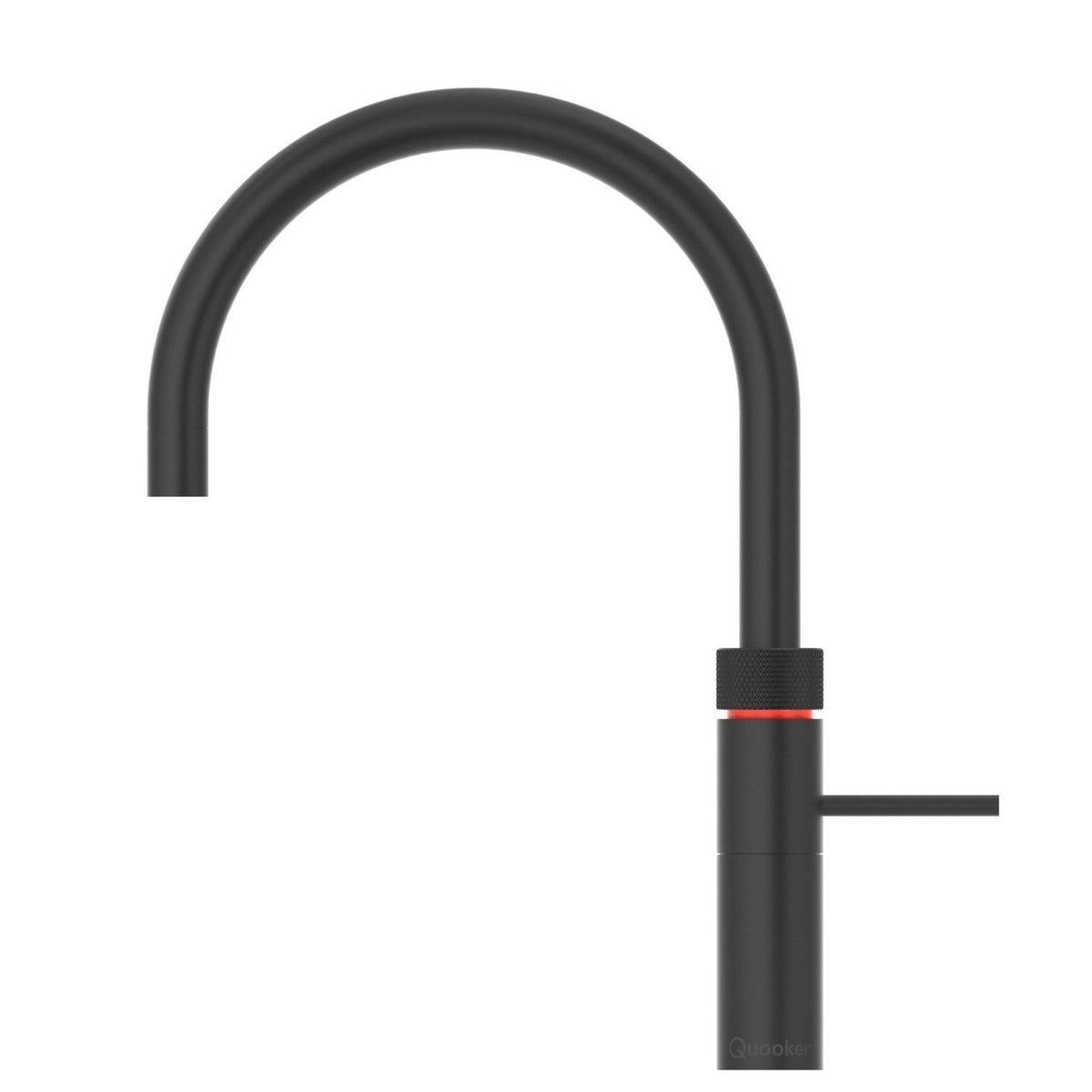Quooker Flex Instant Boiling Water Kitchen Tap - Black + Combi+ 7L Boiling Water Tank image 1