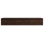 Walnut Floating Wall Mounted TV Stand - TV's up to 75" - Hiro image 1