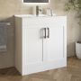 800mm Paintable Freestanding Vanity Unit with Basin - Orlando image 1