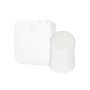 electriQ Smart TRV Valves (Single Pair) with Zigbee Hub - White