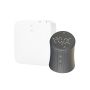 electriQ Smart TRV Valves (Single Pair) with Zigbee Hub - Anthracite
