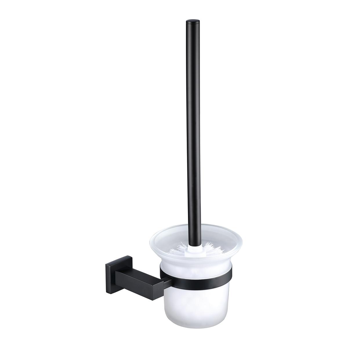 GRADE A1 - Arissa Matt Black Toilet Brush & Holder