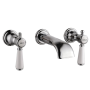 ONLY OPENED - Wall Mounted Chrome Basin Mixer Tap - Helston