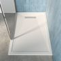 GRADE A2 - 1200x800mm Rectangular Shower Tray – Slimline 25mm – Stone Resin – White – Cascade