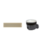 Linear Waste Pack with Stainless Brushed Brass - Cascade image 1