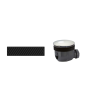 Linear Waste Pack with Stainless Matt Black - Cascade image 1