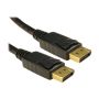 OEM 1 Meter Locking DisplayPort M-M Cable Black image 1