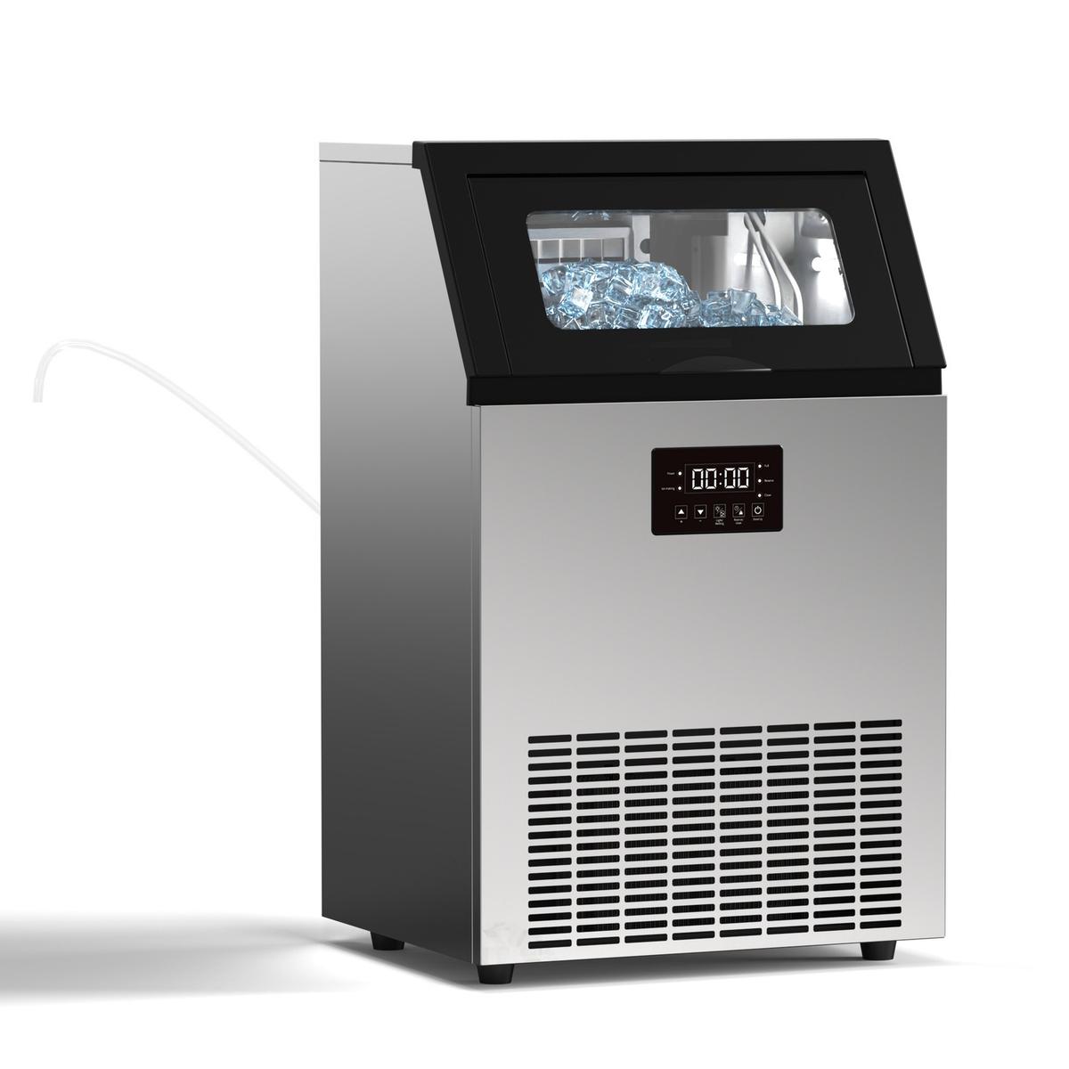GRADE A1 - Culinox Undercounter Ice Cube Machine - 45kg Output, 15kg Storage image 1