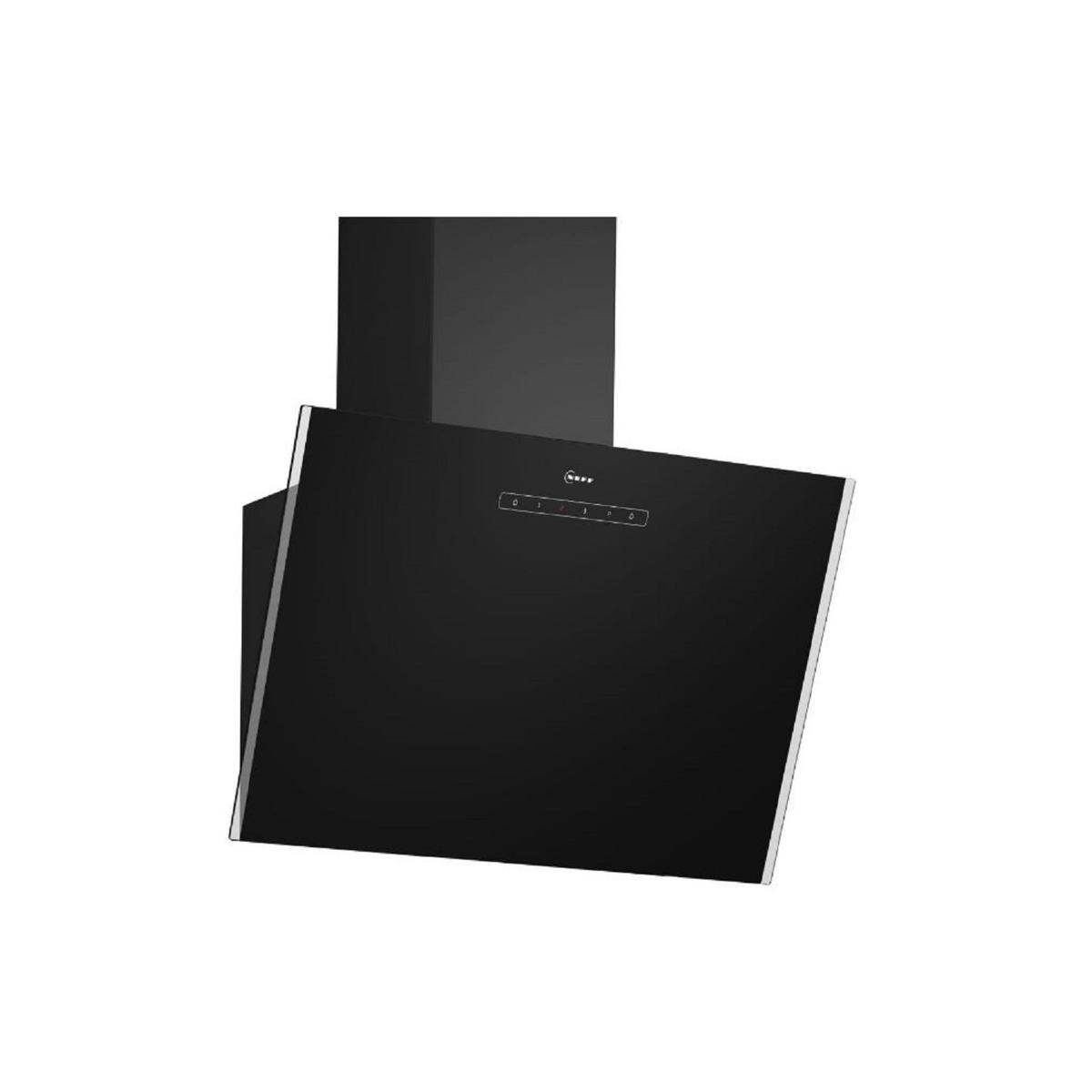 Refurbished Neff N30 60cm Angled Chimney Cooker Hood - Black