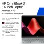 HP OmniBook 3 Qualcomm Snapdragon X 16GB RAM 256GB SSD 14 Inch Windows 11 Home Laptop image 1