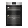 Refurbished Indesit Electric Built In Double Oven - Stainless Steel