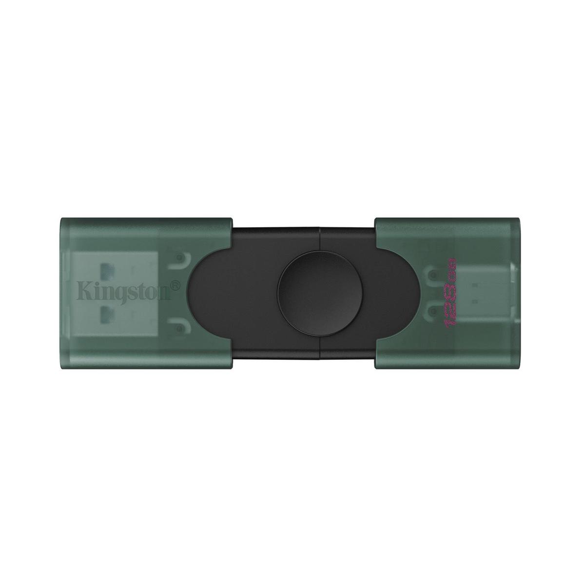 Kingston DataTraveler 128GB Duo USB-A + USB-C 3.2 Flash Drive image 1