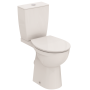 Ideal Standard Eurovit+ Close Coupled Comfort Height Toilet with Soft Close Seat image 1