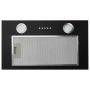 GRADE A2 - electriQ 52cm Canopy Cooker Hood - Black