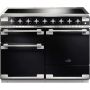 Rangemaster ELS110EIGB Elise 110 Electric Range Cooker with Induction Hob - Black image 1
