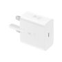 Samsung 25W Super Fast Charging USB-C Wall Plug - White image 1