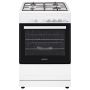 GRADE A2 - electriQ 60cm Gas Cooker - White