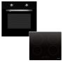 electriQ M1 Built-in Oven with Touch Control Induction Hob - Black image 1