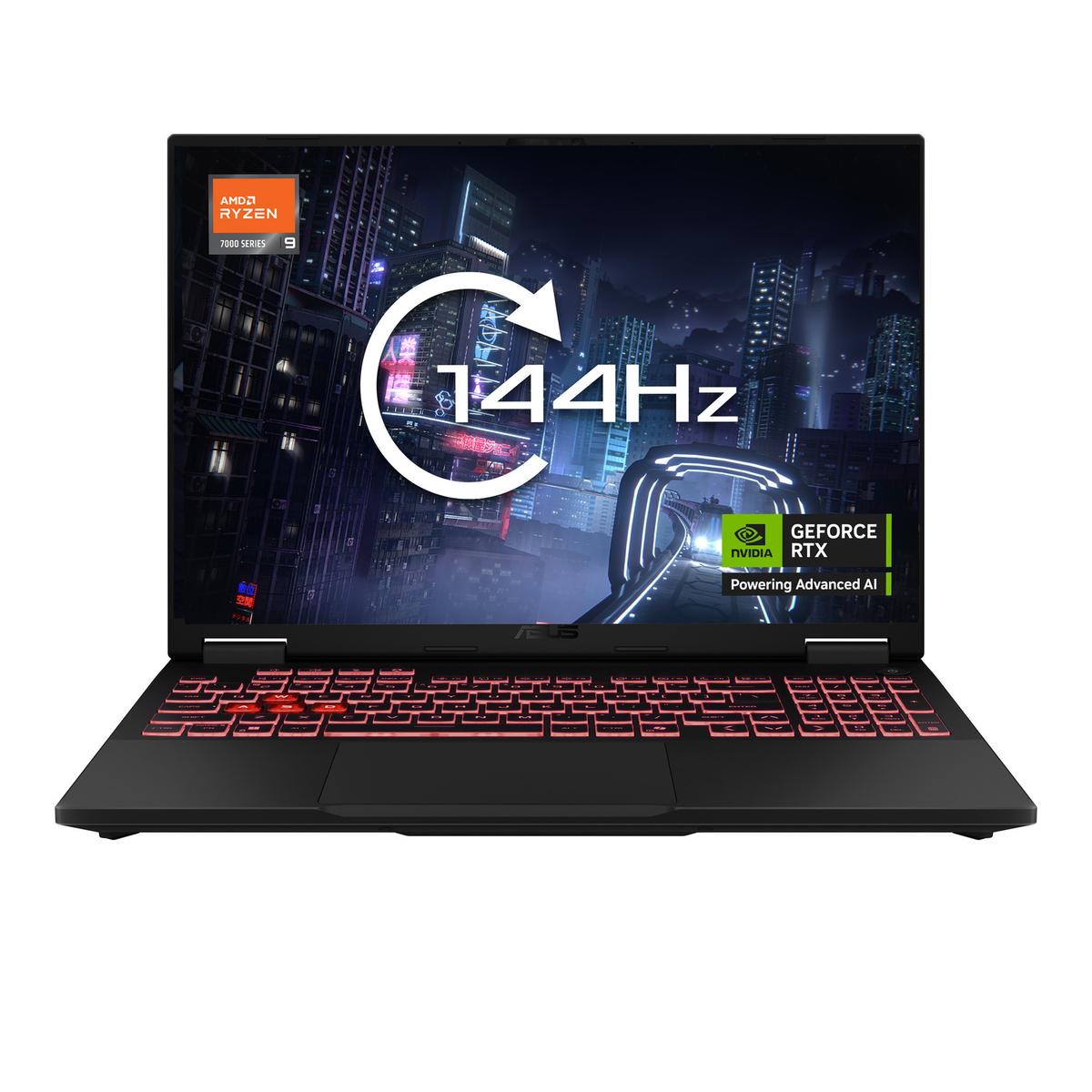 ASUS TUF A16 AMD Ryzen 9 16GB RAM 1TB SSD GeForce RTX 5060 144Hz 16 Inch Windows 11 Gaming Laptop image 1