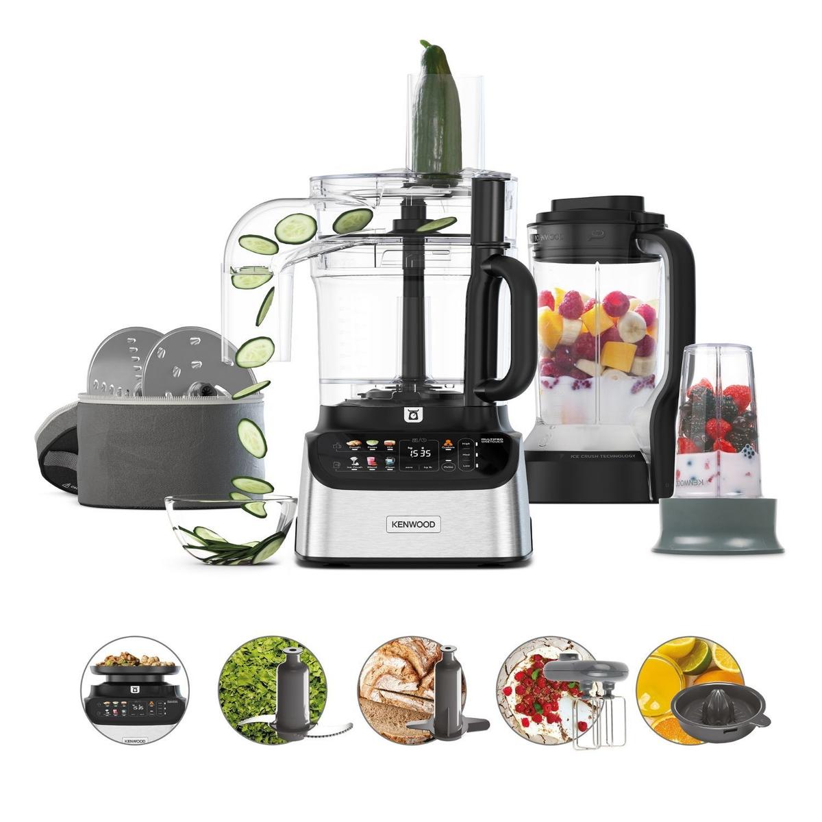 Kenwood FDM73.850.SS MultiPro Compact Food Processor & Smoothie Blender – Silver image 1