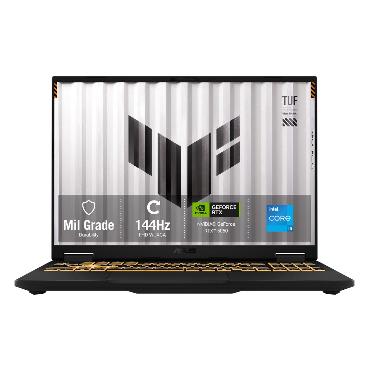 ASUS TUF 16 Intel Core i5 16GB RAM 512GB SSD NVIDIA GeForce RTX 5050 144Hz 16 Inch Windows 11 Gaming Laptop image 1