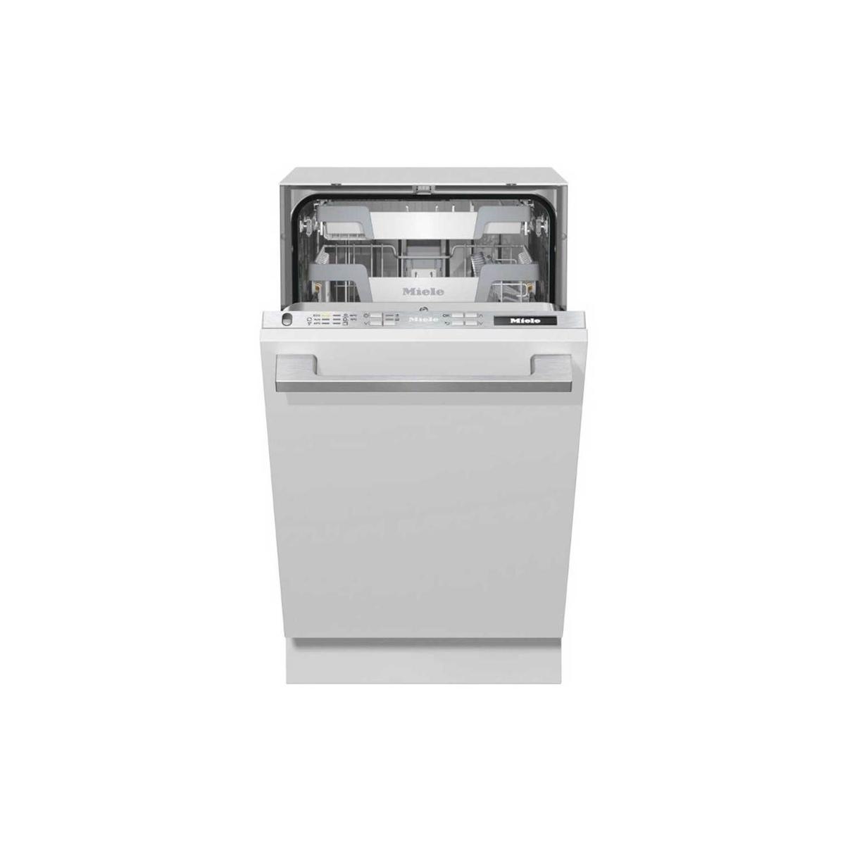 Miele Series 7000 Integrated Slimline Dishwasher - C-Rated, Silver control panel image 1