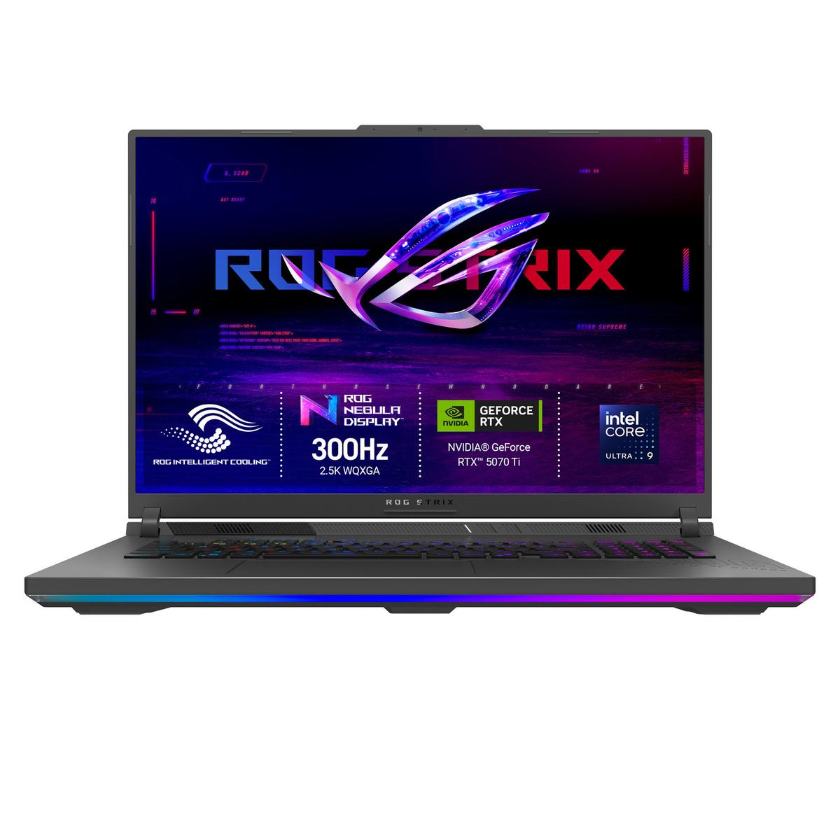 ASUS ROG Strix G18 Intel Core Ultra 9 16GB RAM 1TB SSD NVIDIA GeForce RTX 5070 Ti 300Hz 18 Inch Windows 11 Gaming Laptop image 1