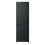 LG 333L 60/40 Freestanding Fridge Freezer - Black image 1
