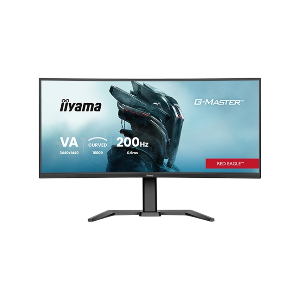 iiyama G-MASTER Red Eagle GCB3484WQSU-B2 34" VA UWQHD 400Hz 0.6ms Curved Gaming Monitor image 1