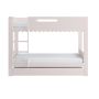 Pink Scalloped Triple Sleeper Bunk Bed with Trundle ? Gracie image 1