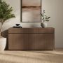 Large Walnut Fluted Sideboard with Cupboards and Drawers - Hazel image 1
