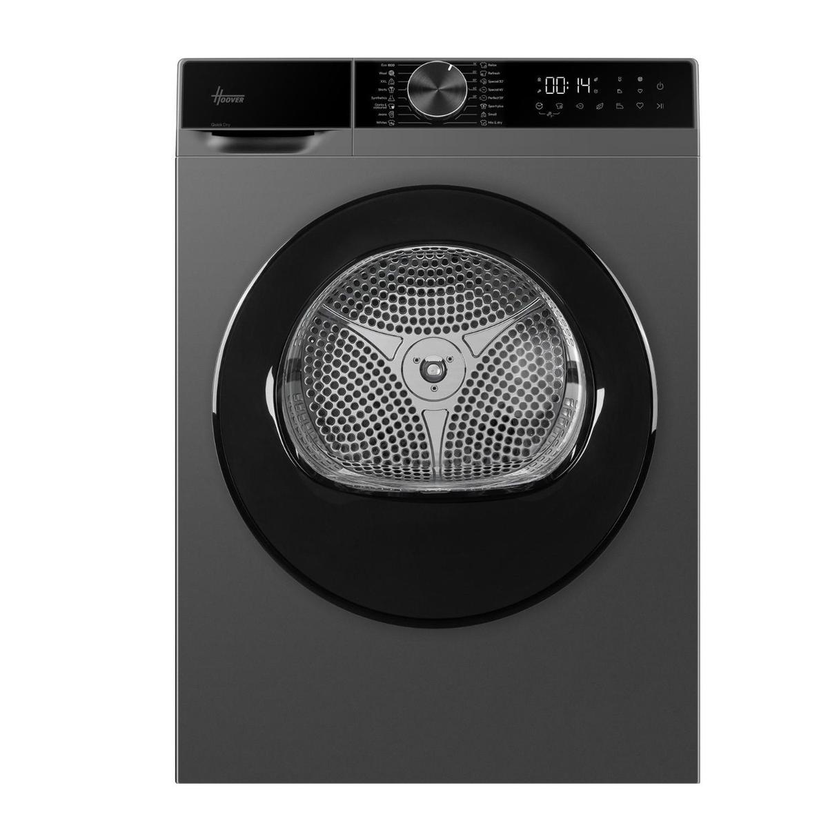 Hoover Ultra 10kg Heat Pump Tumble Dryer - Graphite Grey image 1
