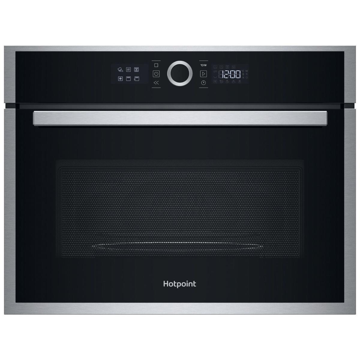 GRADE A2 - Hotpoint Class 4 Built-In Microwave & Grill - Stainless Steel