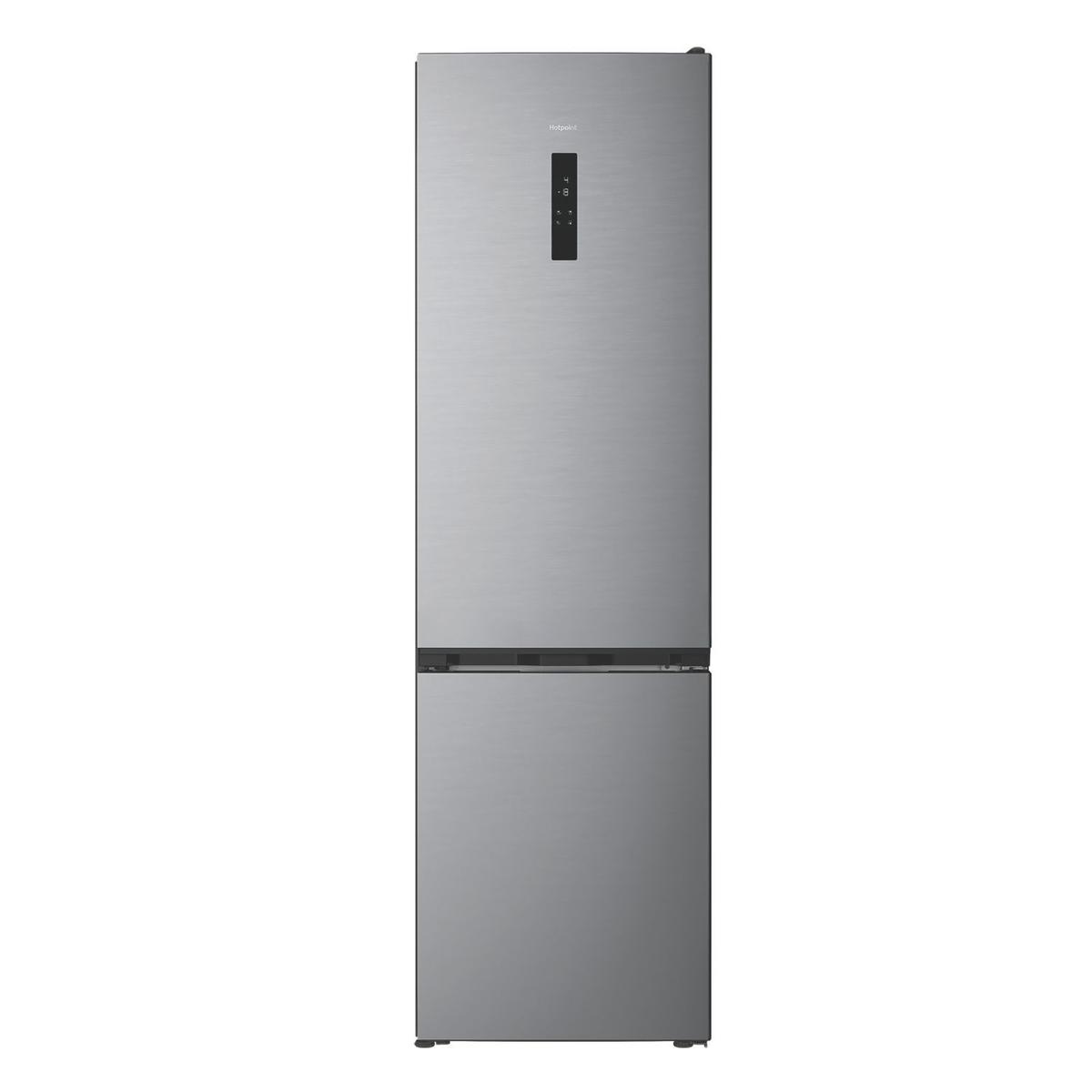 Hotpoint 415 Litre 70/30 Freestanding Fridge Freezer - Brushed Steel image 1