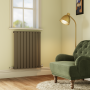 Riace Anthracite Horizontal Flat Designer Radiator 800x612mm Single Panel 1430 BTU image 1