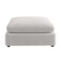 Beige Boucle Footstool - Hudson