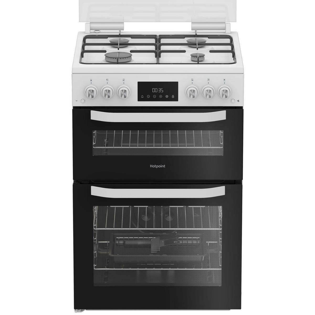 GRADE A2 - Hotpoint 60cm Gas Cooker - White