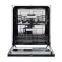 Indesit Push&Go Integrated Dishwasher - Black Control Panel image 1